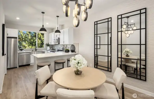 Photos are of a furnished similar floorplan