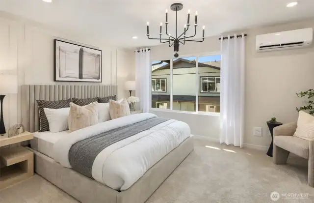 Photos are of a furnished similar floorplan