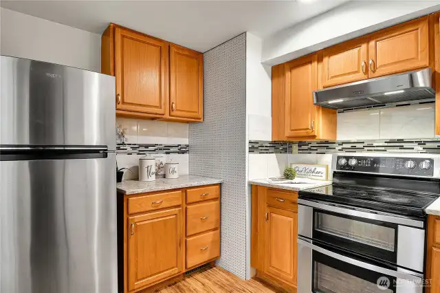 another view of the secondary kitchen