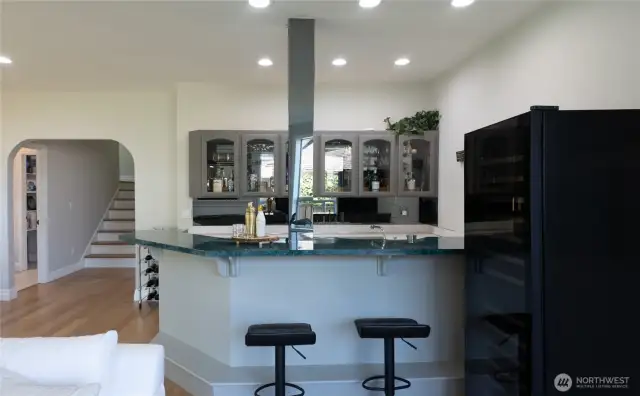 Wet Bar in Bonus Room