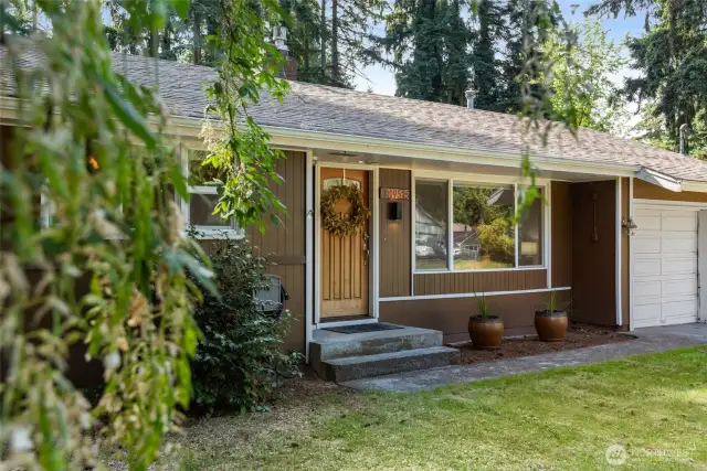 Inviting front entry to this 3-bedroom, 1.75-bath home—tastefully updated and ready for its next chapter.