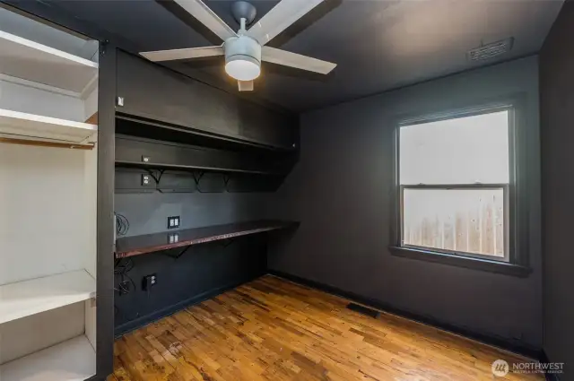 3rd bedroom used as an office but could easily convert back.