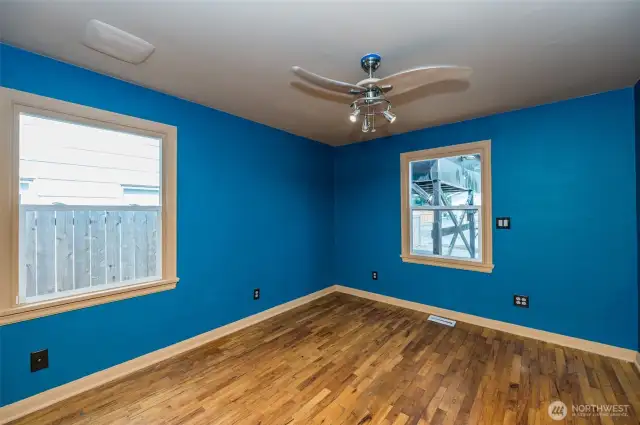 2nd bedroom, all rooms have ceiling fans.