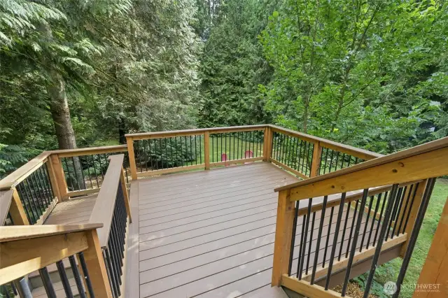 This backyard is so private!
