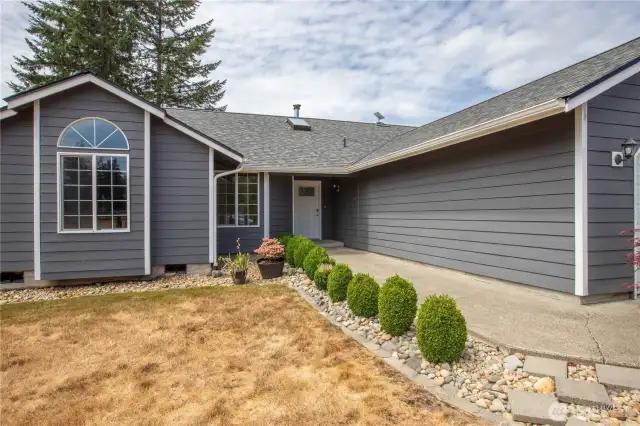 Front of home entrance
