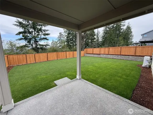 Covered patio
