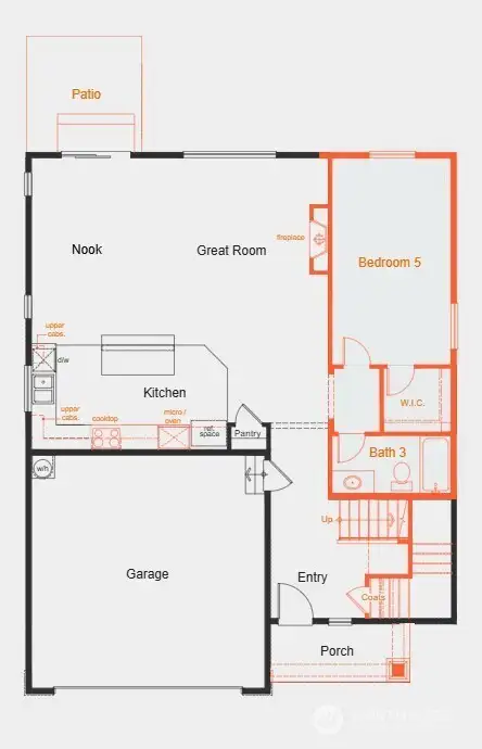 Main floor layout