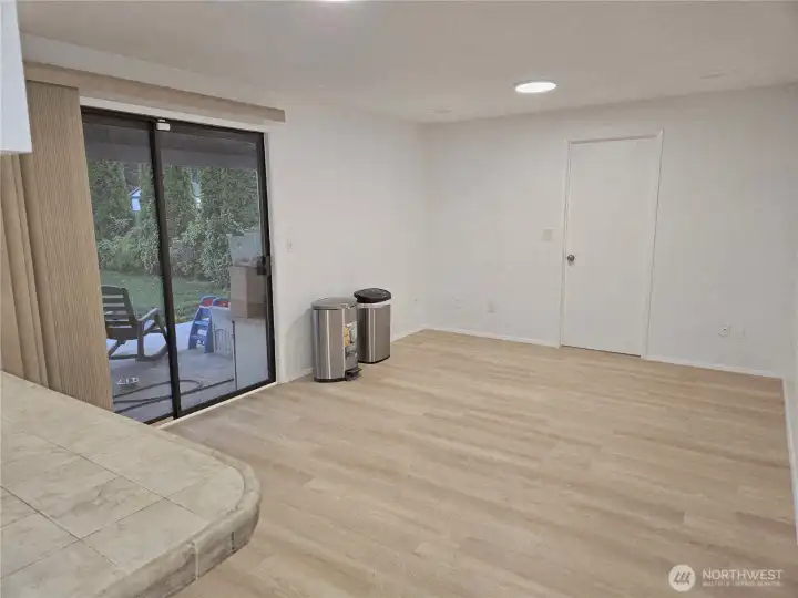 Large dining room.
