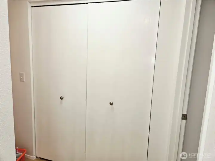 2 of 2 of the storage closets in the hall.