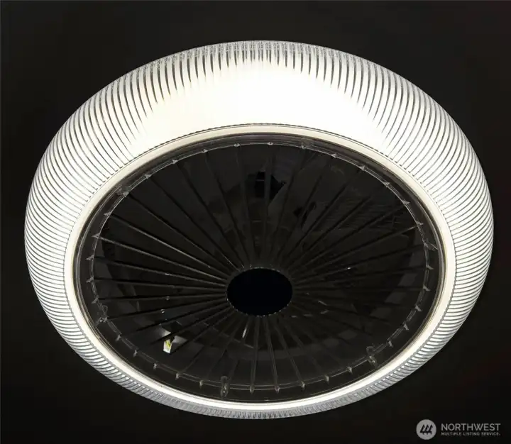 New lighting throughout the home.