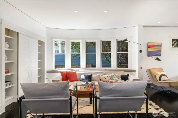 Abundant natural light throughout