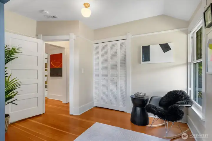 4 bedrooms and 2 full baths on upper floor