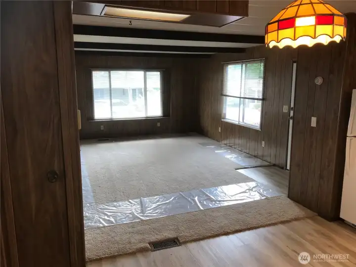 Living room from kitchen