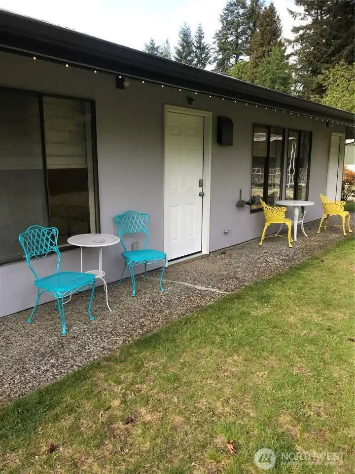 South side of clubhouse