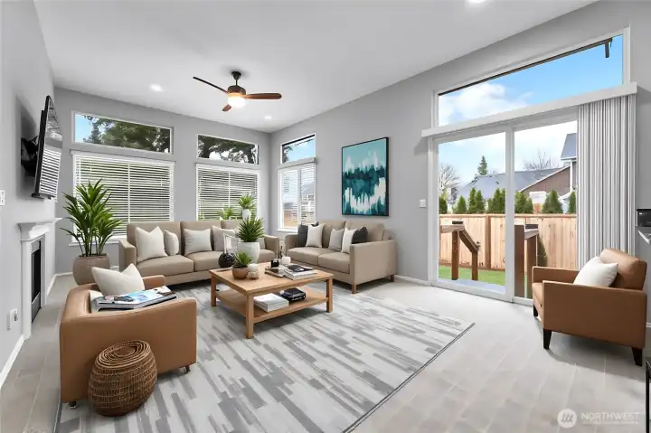 ~Virtually Staged Living Room~