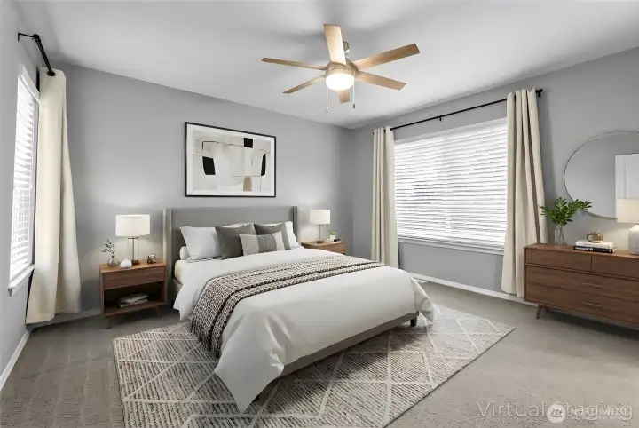 ~Virtually Staged Primary Bedroom~