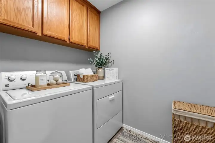 ~Virtually Staged Laundry Room~