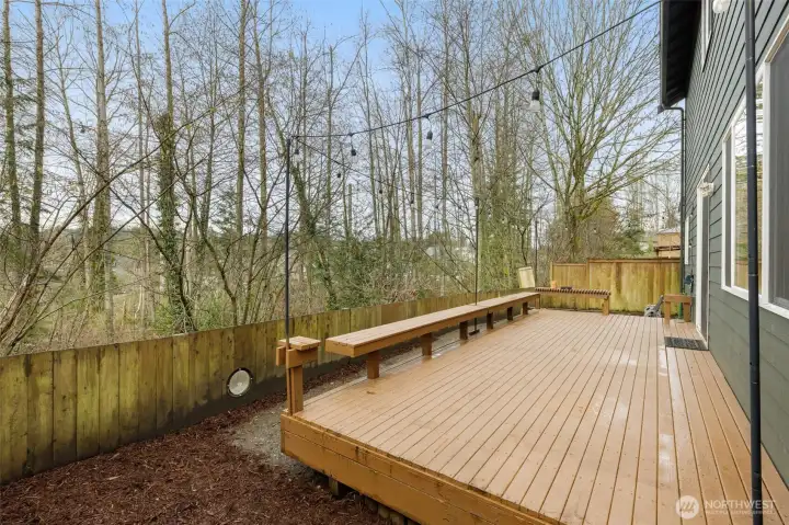 big deck for entertaining