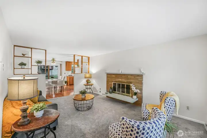 Brand-new carpet throughout