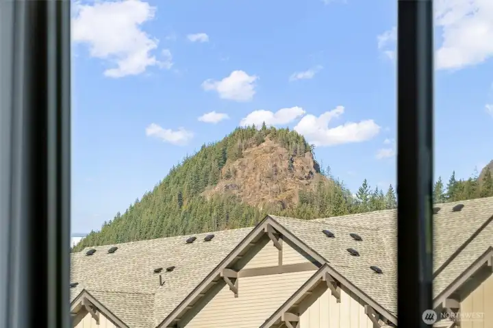 View from within the home.