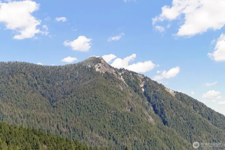 Mountains in every direction.