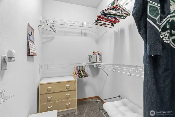 1 of 2 Primary Bedroom Walk-In Closets