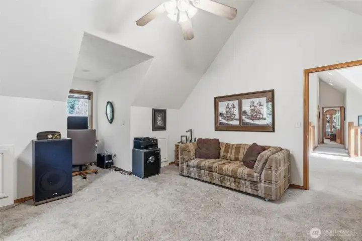 Bedroom #2 - Upstairs (square doors lead to addtl storage)