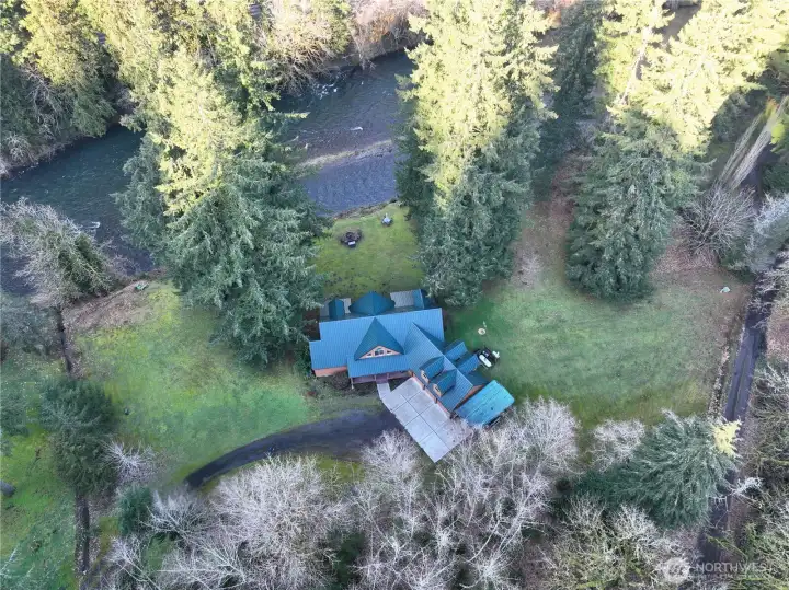 Float or Fish the Kalama River just steps off your back deck.