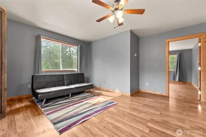 Upstairs sitting area