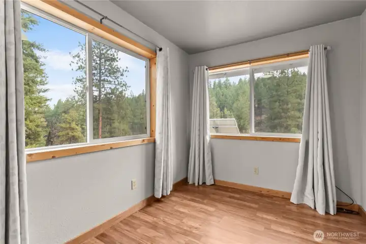 Small area intended to be converted to an upstairs bathroom off of primary or small sitting room