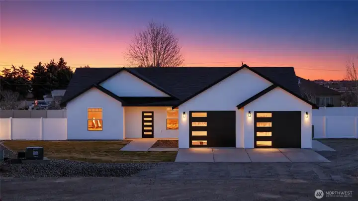 New construction with modern lines!