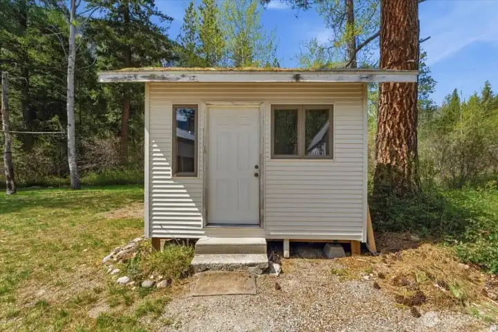 Shed #2: Tool or storage shed.