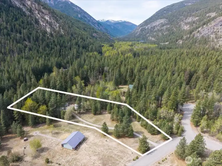 One last look at the approximate property boundaries.