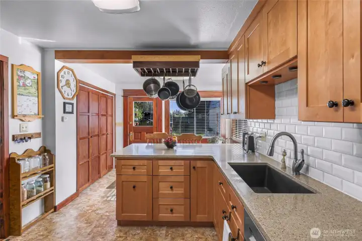 Bright and airy kitchen