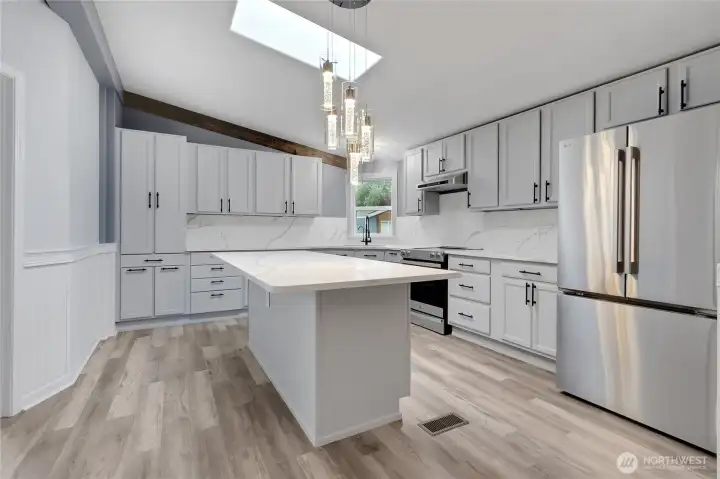 Large beautiful kitchen