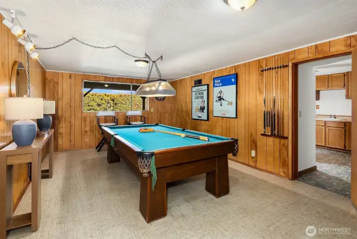 Game room, or open to possibilities Game room, or open to possibilities