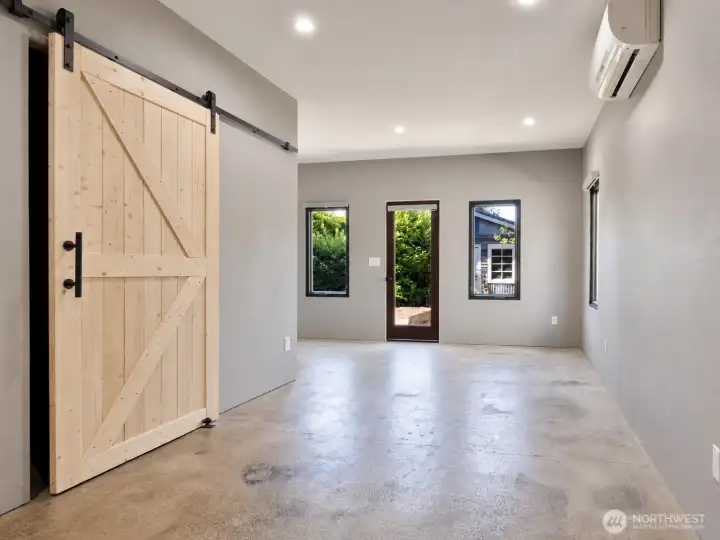 Garage interior