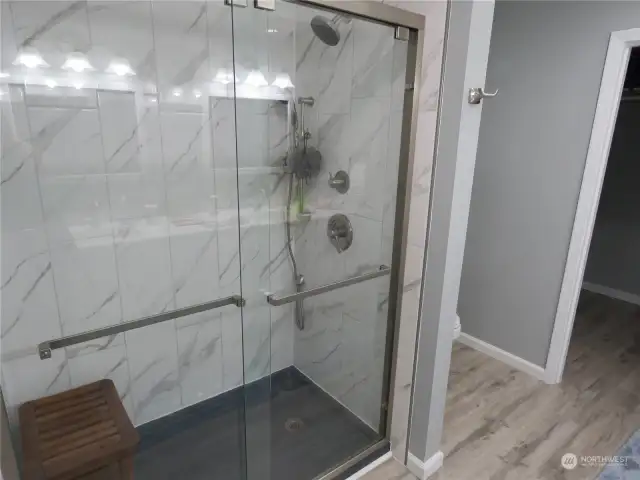 Large new custom Primary Shower.