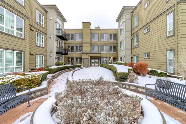 Private courtyard