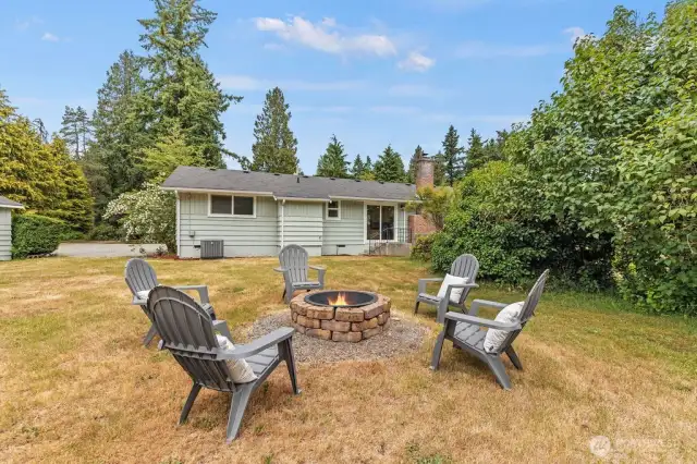 Main house back property
