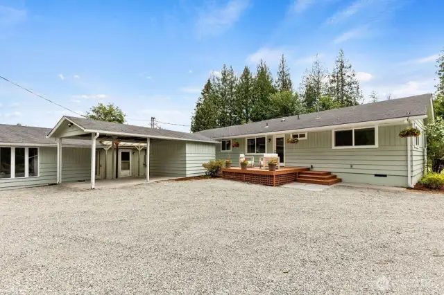 DADU was remodeled in 2023 - now two bedrooms, updated flooring, kitchen and new bath.