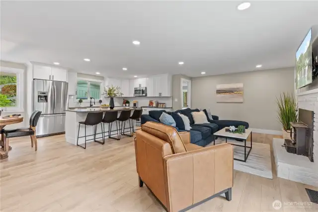 Main house open floor plan