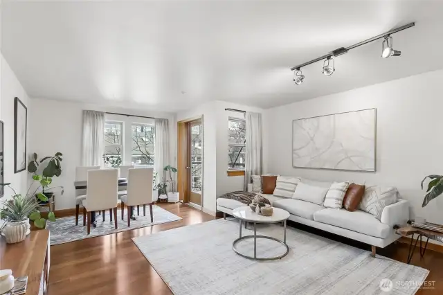 Open concept layout