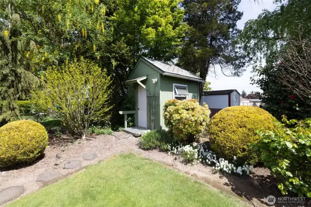Garden Shed in Back yard