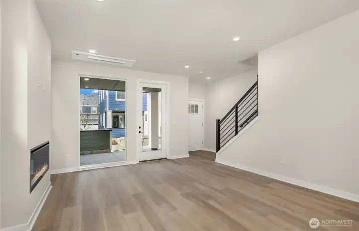 Upgraded metal stair rail