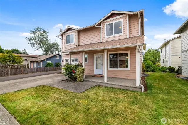 Enjoy the perfect blend of curb appeal and usable green space.