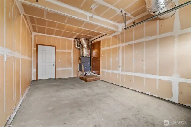 More than just parking — this one-car garage is perfect for storage and projects.