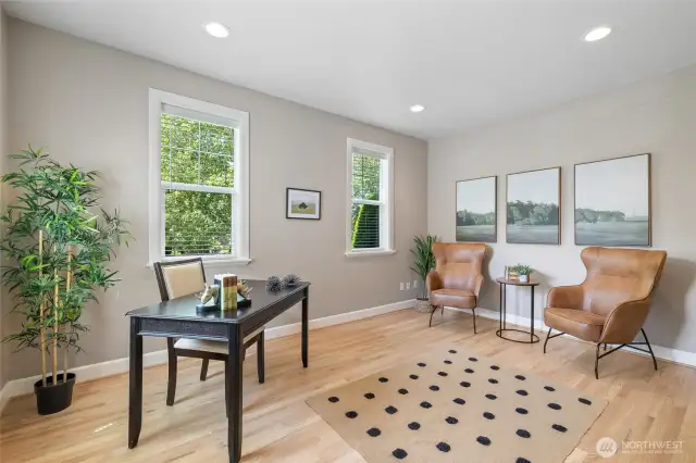 Oversize Main Floor Den ~ So many possibilities!