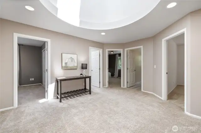 Once again, the light filled landing to 3 addtional Bedrooms, Bathroom & Utility Room.