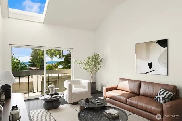 second floor - living room that is virtually staged